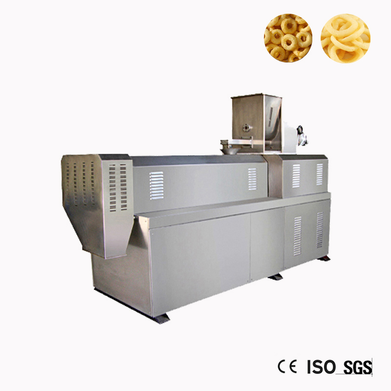 small corn snack food extruder making machine